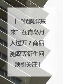 “代购胖东来”在青岛月入过万？商品溯源等衍生问题引关注