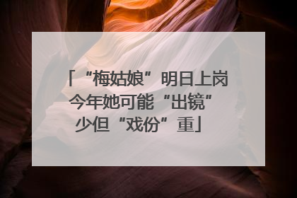 “梅姑娘”明日上岗 今年她可能“出镜”少但“戏份”重
