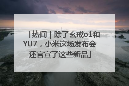 热闻｜除了玄戒o1和YU7，小米这场发布会还官宣了这些新品