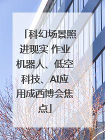 科幻场景照进现实 作业机器人、低空科技、AI应用成西博会焦点