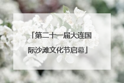 第二十一届大连国际沙滩文化节启幕