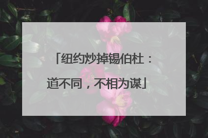 纽约炒掉锡伯杜：道不同，不相为谋