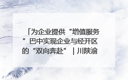 为企业提供“增值服务”巴中实现企业与经开区的“双向奔赴”｜川陕渝网络名人巴中行