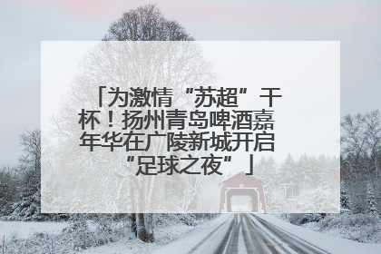 为激情“苏超”干杯！扬州青岛啤酒嘉年华在广陵新城开启“足球之夜”