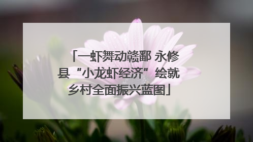 一虾舞动赣鄱 永修县“小龙虾经济”绘就乡村全面振兴蓝图