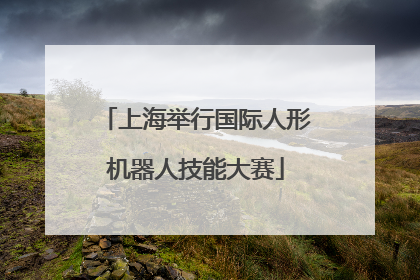 上海举行国际人形机器人技能大赛