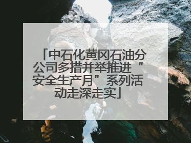 中石化黄冈石油分公司多措并举推进“安全生产月”系列活动走深走实