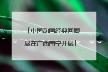 中国动画经典回顾展在广西南宁开展