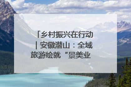 乡村振兴在行动｜安徽潜山：全域旅游绘就“景美业兴民富”新画卷
