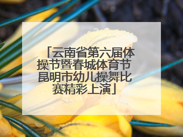 云南省第六届体操节暨春城体育节昆明市幼儿操舞比赛精彩上演