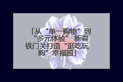 从“单一购物”到“多元体验” 新疆铁门关打造“逛吃玩购”幸福圈