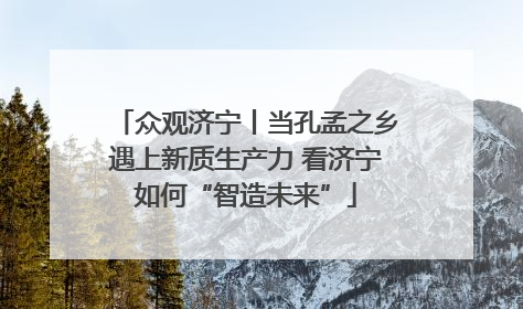 众观济宁丨当孔孟之乡遇上新质生产力 看济宁如何“智造未来”