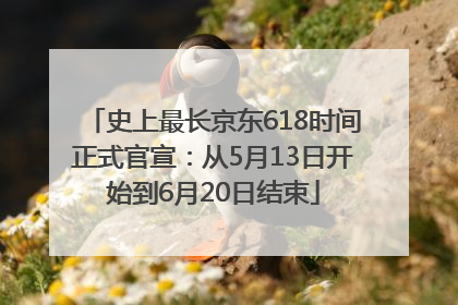 史上最长京东618时间正式官宣：从5月13日开始到6月20日结束