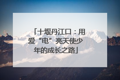 十堰丹江口：用爱“电”亮天使少年的成长之路