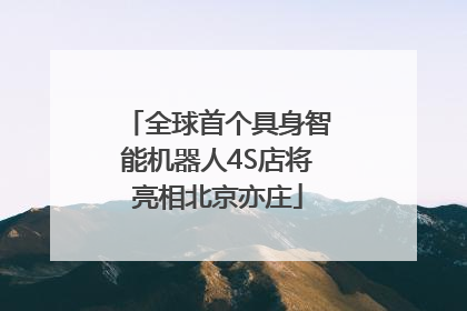 全球首个具身智能机器人4S店将亮相北京亦庄