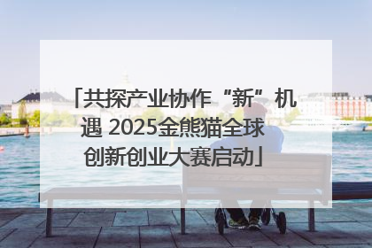 共探产业协作“新”机遇 2025金熊猫全球创新创业大赛启动