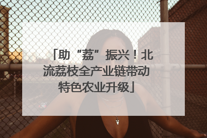 助“荔”振兴！北流荔枝全产业链带动特色农业升级