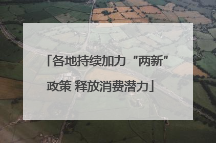 各地持续加力“两新”政策 释放消费潜力