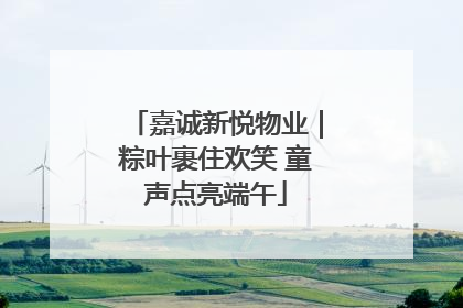 嘉诚新悦物业｜粽叶裹住欢笑 童声点亮端午