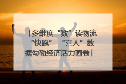 多维度“数”读物流“快跑” “喜人”数据勾勒经济活力画卷