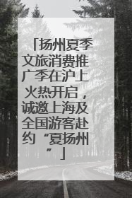 扬州夏季文旅消费推广季在沪上火热开启，诚邀上海及全国游客赴约“夏扬州”