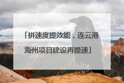 拼速度提效能，连云港海州项目建设再提速