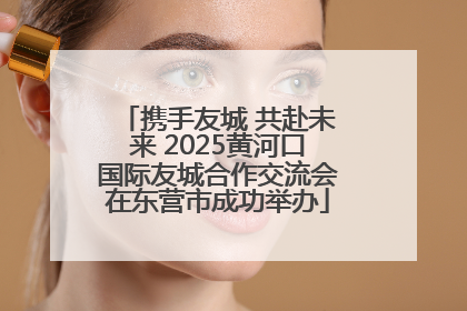 携手友城 共赴未来 2025黄河口国际友城合作交流会在东营市成功举办