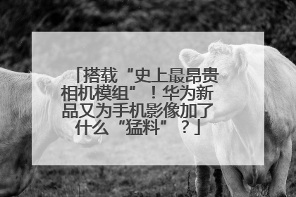 搭载“史上最昂贵相机模组”！华为新品又为手机影像加了什么“猛料”？