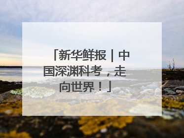 新华鲜报｜中国深渊科考，走向世界！