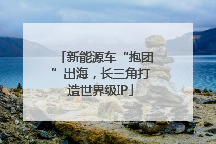 新能源车“抱团”出海，长三角打造世界级IP