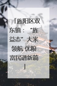 旌阳区双东镇：“旌益态”大米领航 优粮富民谱新篇