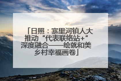 日照：寨里河镇人大推动“代表联络站+”深度融合——绘就和美乡村幸福画卷