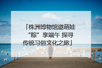 株洲博物馆邀萌娃“粽”享端午 探寻传统习俗文化之旅