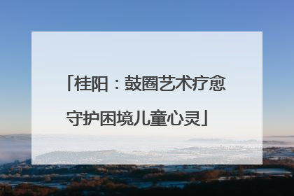 桂阳：鼓圈艺术疗愈守护困境儿童心灵