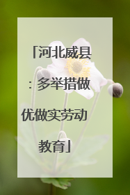 河北威县：多举措做优做实劳动教育