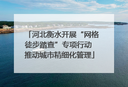 河北衡水开展“网格徒步踏查”专项行动 推动城市精细化管理