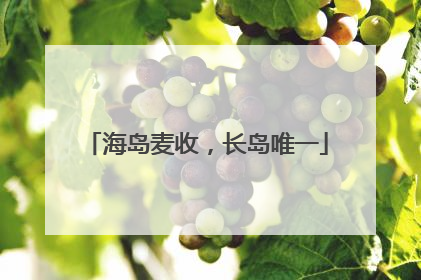 海岛麦收，长岛唯一
