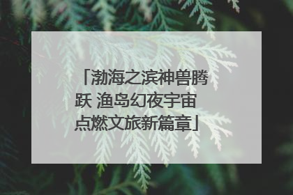 渤海之滨神兽腾跃 渔岛幻夜宇宙点燃文旅新篇章
