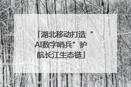 湖北移动打造“AI数字哨兵”护航长江生态链