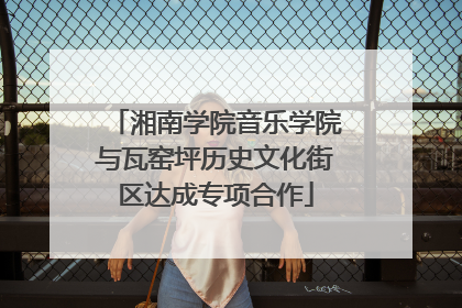 湘南学院音乐学院与瓦窑坪历史文化街区达成专项合作