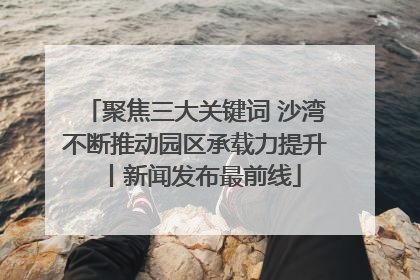 聚焦三大关键词 沙湾不断推动园区承载力提升丨新闻发布最前线