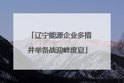 辽宁能源企业多措并举备战迎峰度夏