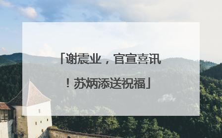 谢震业，官宣喜讯！苏炳添送祝福