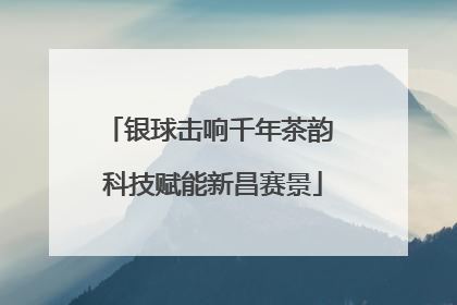银球击响千年茶韵 科技赋能新昌赛景