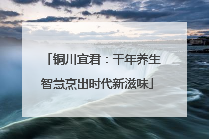 铜川宜君：千年养生智慧烹出时代新滋味