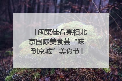 闽菜佳肴亮相北京国际美食荟“味到京城”美食节
