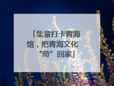 集章打卡青海馆，把青海文化“带”回家