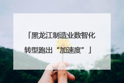 黑龙江制造业数智化转型跑出“加速度”