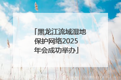 黑龙江流域湿地保护网络2025年会成功举办