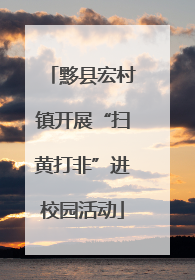黟县宏村镇开展“扫黄打非”进校园活动
